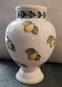 Villeroy & Boch “French Garden Fleurence” 8” Tall Vase Featuring Lemons-RARE - Picture 1 of 7