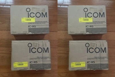 Icom IC- R5 Receiver Radio LOT OF 4 Handheld Portable Communications Wideband - Image 1 of 4