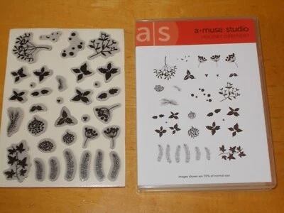 A-MUSE STUDIO VACACIONES VERDE juego de sellos adhesivos NUEVO Foto 1 de 2