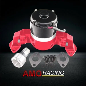 Aluminum Electric Water Pump Fits Big Block Chevy 396 454 502 Billet Red - Picture 1 of 2