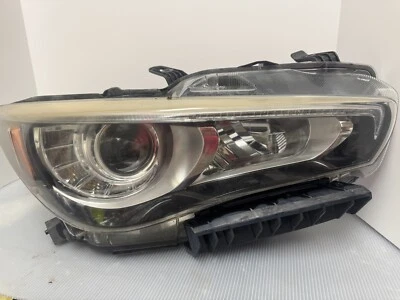 2014 2015 2016 2017 Infiniti Q50 lado del conductor izquierdo no AFS faros LED OEM Foto 1 de 4