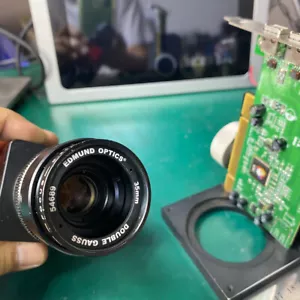 Edmund Part# 54689, Industrial Optics 35mm Double Gauss Lens as photos, FedExDHL - Picture 1 of 14