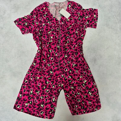 Sheego Overall bunt gemustert Damen Kurzarm Gr. 48 Damen kurzes Bein (5 559) NEU - Bild 1 von 4