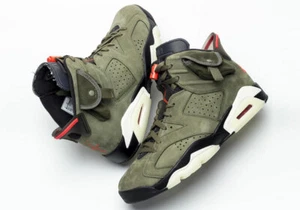 Nike Air Jordan Retro 6 Travis Scott Olive CN1084-200 Auténticas Talla 8 - 9.5 - Imagen 1 de 1
