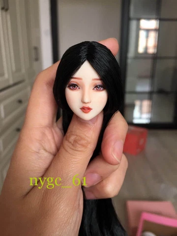 Obitsu 1:6 Anime Princess Girl Head Sculpt Fit 12'' Female PH UD LD Body Toys Cover