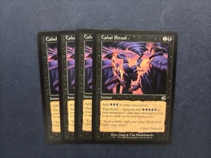 MTG 4X TORMENT CABAL RITUAL CASI NUEVO MAGIA LA REUNIÓN INGLÉS COMÚN INSTANTÁNEO NEGRO - Imagen 1 de 6