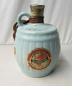 Vintage Queen's Castle Fine Scotch Whisky Ceramic Bottle - Empty Bottle w/Lables - Picture 1 of 9