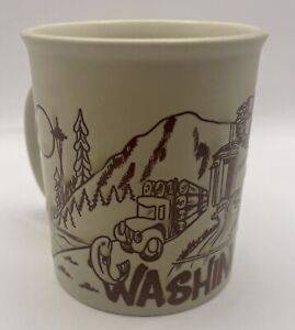 Vintage Washington State Souvenir Mug IAAC Ceramics Japan