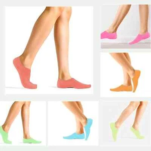 Neon 3/6/12 Women's Trainer Neon Socks Invisible Low Cut Sports Socks UK 4-7 - Picture 1 of 5