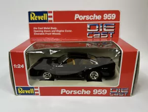 Vintage 1987 Revell 1:24 Scale Porsche 959 Boxed (Black) #8604 (BC3) - Picture 1 of 13