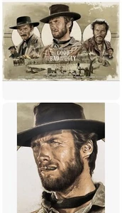 Das Gute Böse und das Hässliche von Juan Carlos Ruiz Burgos Ltd x/150 Druckposter Mondo - Bild 1 von 1
