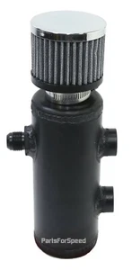 Tanque respirador de aceite PRP 6991 - 10 AN sumidero seco de aluminio 10 AN hecho en los EE. UU. - Imagen 1 de 3