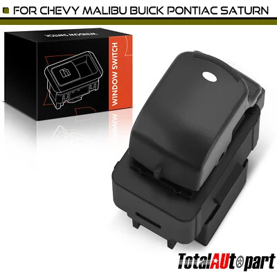 Interruptor de ventana eléctrica para Chevy Malibu Buick Pontiac Saturn delantero derecho o derecho Foto 1 de 4