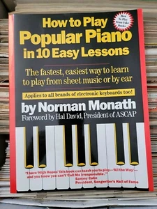 Wie man beliebtes Klavier in 10 einfachen Lektionen von Monath, normannisches Taschenbuch spielt - Bild 1 von 2