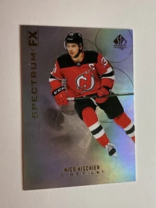 Nico Hischier 2020-21 SP Authentic #S27 Spectrum FX Foil New Jersey Devils - Picture 1 of 2
