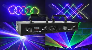 920mW RGBPY stage laser Light DJ Disco beam Lights 5 Head Dj bar KTV beam laser - Picture 1 of 6