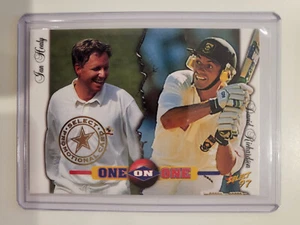 1997 SELECT CRICKET PROMO: IAN HEALY/DAVID RICHARDSON #PC3 PROMOTIONAL CARD - Picture 1 of 2