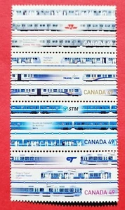 Canada Stamp 2031a "Urban Transit / Light Rail" Vert strip of 4 MNH 2004  - Picture 1 of 1