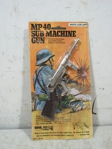 Vintage 1980 Edge Mark Mini Series MP-40 Sub Machine Gun Cap Gun NOS NOC  - Picture 1 of 5