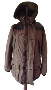Burberry Mens Coat Medium Padded Down Parka Winter *Well Used* Brown - Picture 1 of 14