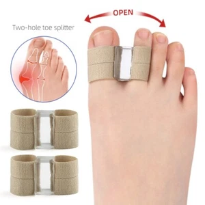 Nuovo Bunions Gel Separatore Punta per Sovrapposizione Punta Donna Uomo per Primi Due Punta - Foto 1 di 5