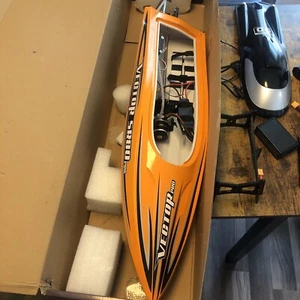 RC Racing Speed Boat Volantexrc Vector SR80 Pro 70km/h 800mm ARTR Auto Roll Back - Picture 1 of 6