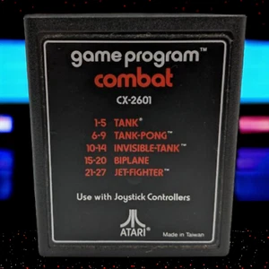 Combat Atari 2600 Spiel Cartridge GETESTET FUNKTIONIERT - Bild 1 von 3