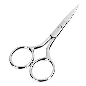Edelstahl-Nasenhaarschneider Augenbrauenschneider Kleine Schere Beauty-Schneider - Bild 1 von 4