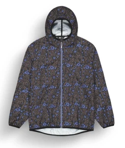 Chaqueta cortavientos orgánica para hombre con imagen impresa a escala para aire libre PVP £115 - Imagen 1 de 8
