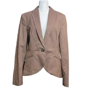 Blazer MNG Mango donna US 8 pied de poule tweed college carriera ufficio accademia - Foto 1 di 8