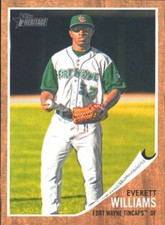 2011 Topps Heritage Minor League #149 Everett Williams (Prospect / Rookie Card) 
