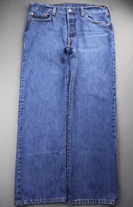 Pantalones de mezclilla rectos Levi's Button Fly 501 2006 vintage para hombre talla 38x30 (Sr 37x29) - Imagen 1 de 11