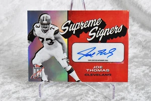2024 Topps Signature Class JOE THOMAS 🔥AUTO Supreme Signers  #SS-JT BROWNS - Picture 1 of 2