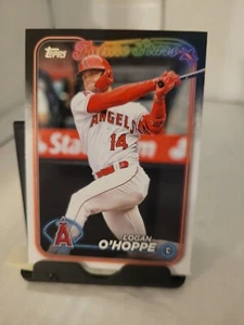 2024 Topps Series 1 Future Stars Logan O'Hoppe #298 Los Angeles Angels Mint - Picture 1 of 2