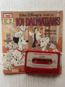 101 DALMATIONS DISNEY BOOK AND TAPE - Imagen 1 de 1