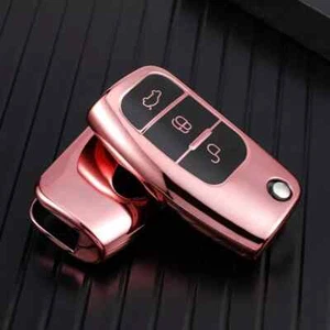 Funda TPU para llavero remoto de coche para Ford Fiesta Focus Mondeo Puma Kuga C t43p - Imagen 1 de 9
