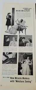 1940 Modess Damenbinden die Deb sagte keine Vintage Anzeige - Bild 1 von 1