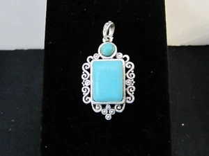 Natural turquoise pendant USA SELLER! - Picture 1 of 2
