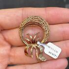 NEW Solid Gold Brooch 9ct Ladies Fancy Accessory 375 Womens Pin