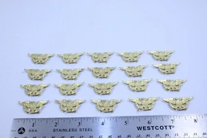 (20) Bolso Cinturón Hágalo Usted Mismo Artesanía Cuero Cresta de Águila de Latón Estampado Decoración Ropa  - Imagen 1 de 3