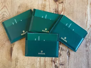 ROLEX - 4 folletos con 4 fundas - Manuel de Garantie - Service Mondial - Picture 1 of 3