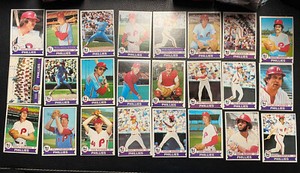 1979 Topps Philadelphia Phillies Team Bundle Lot - Mike Schmidt Steve Carlton