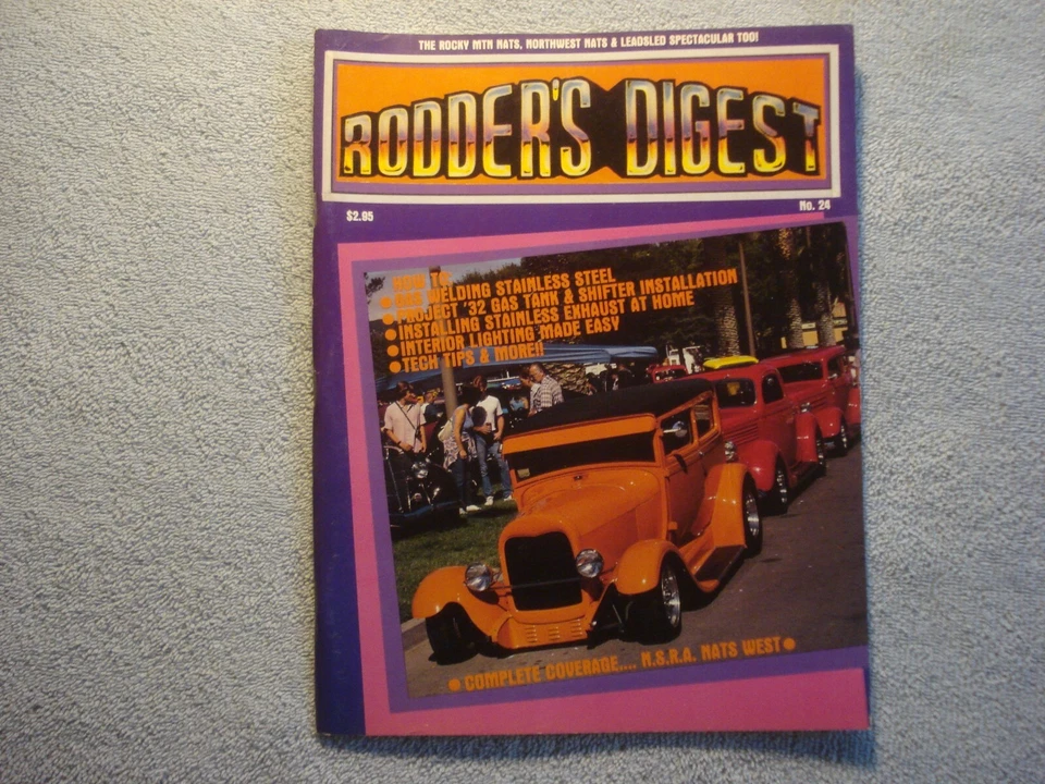Rodder's Digest 1987 Spring #24 Classic Hot Rod Modified Custom Cars & Trucks - Image 1 of 1