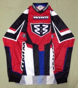 WIND RACEWARE MOTOCROSS JERSEYS SHIRTS RED/BLACK - Bild 1 von 1