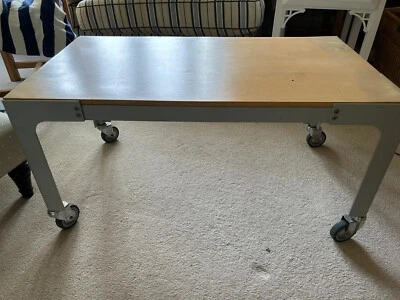Wooden/metal Trolley Table - Image 1 of 2