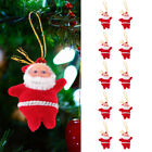  Mini ornements de Père Noël poupées arbre de Noël décorations suspendues