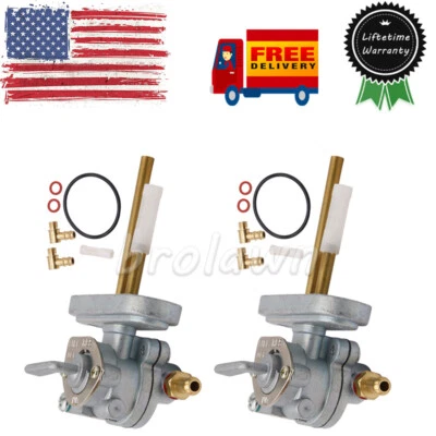 2x Petcock Fuel Gas Tap Valve For 1978-1979 Yamaha SR500 XS650 Special Heritage Foto 1 de 4