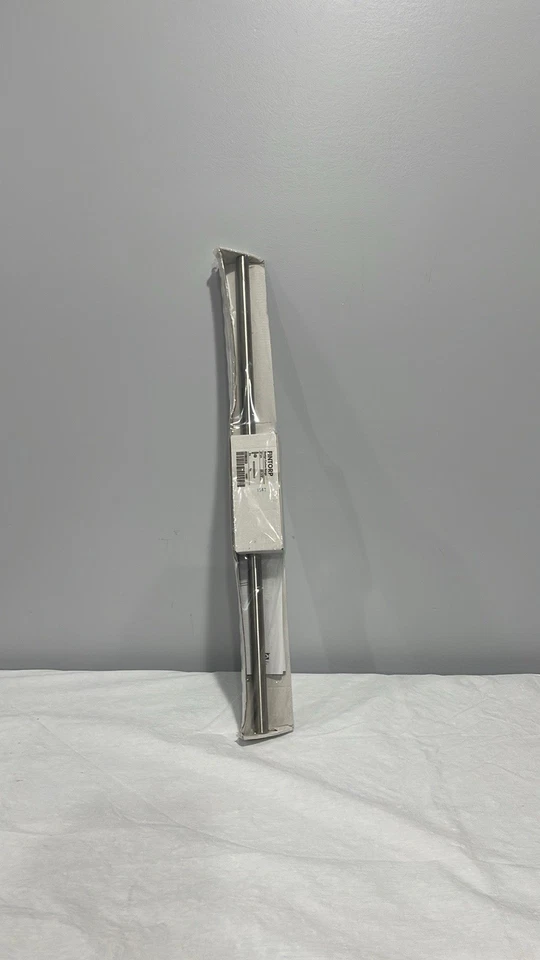 IKEA Steel Rail 22" Nickel Plated Pot Pan Utensil Holder Towel Rack Bar FINTORP
