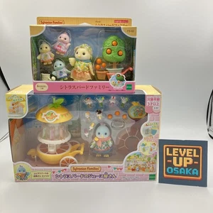Sylvanian Families Citrus Bird Family & Juice Shop Set Calico Critters Japan - Picture 1 of 9