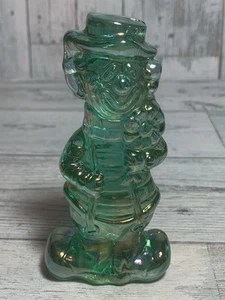 Boyd Glas Virgil Two Faced Happy Sad Clown türkis grün Glas - Bild 1 von 5